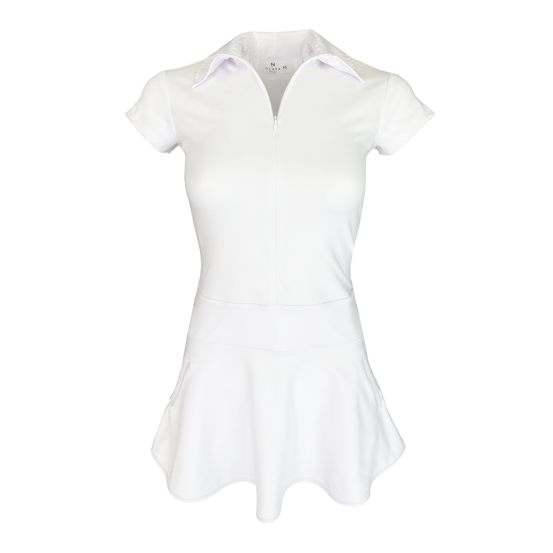 Reflect Golf Dress - White (XXL Only)